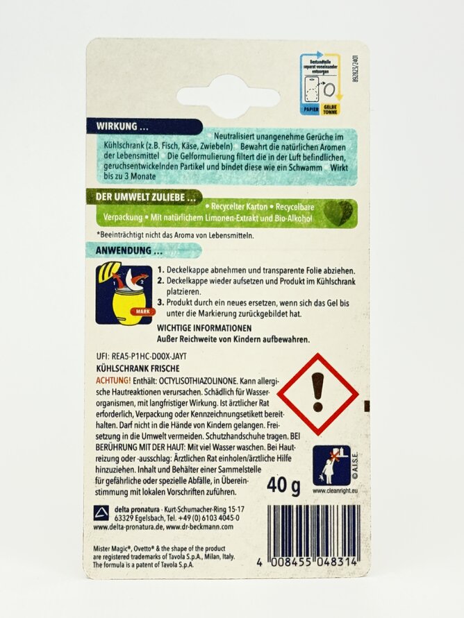 Dr. Beckman - Kuhlschrank-Friche Освіжувач д/холодильн
