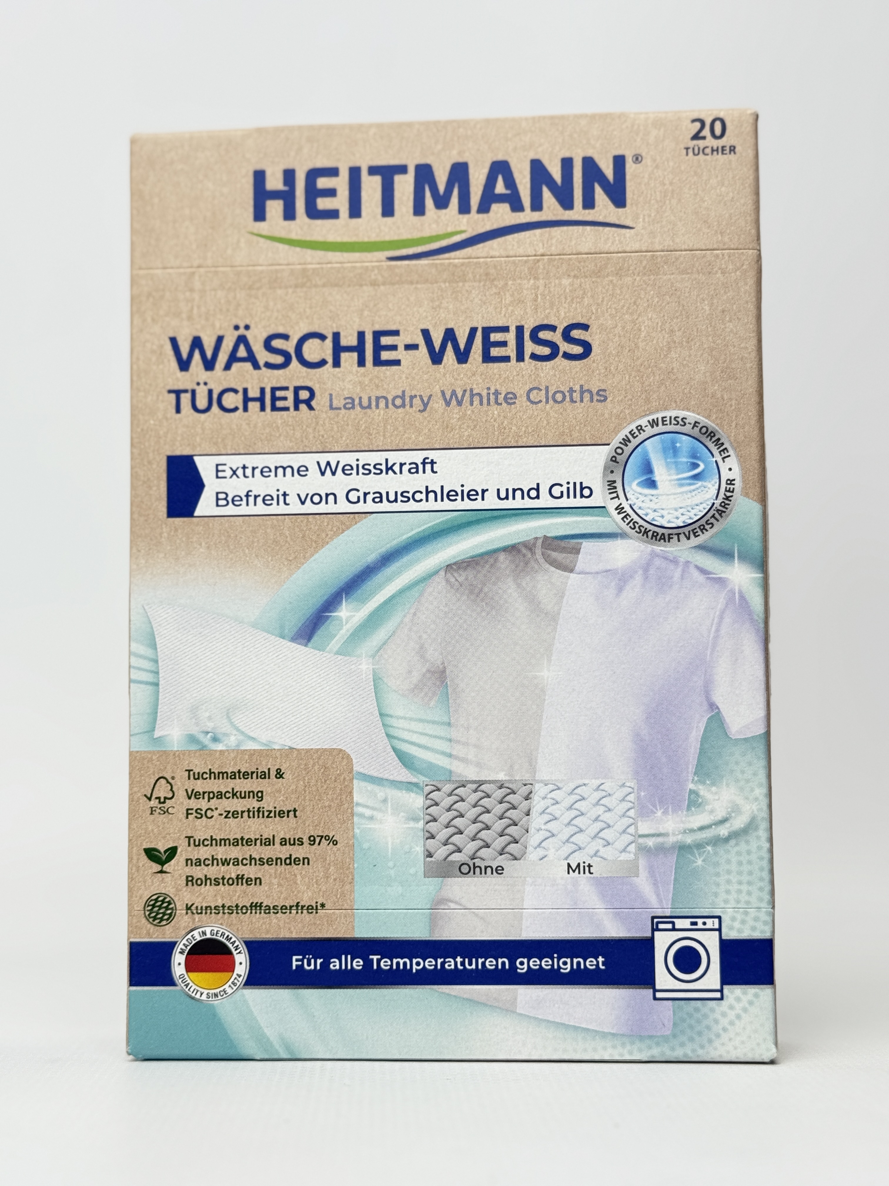 Heitman - Wasche-Weiss tuсher Серветки відбілюючі 20st