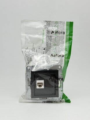 Розетка 1-а комп. антрацит Schneider ASFORA EPH4300171