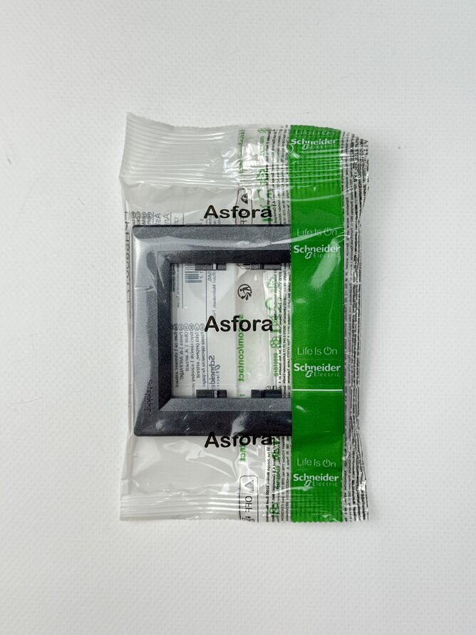 Рамка 1 горизонт. антрацит Schneider ASFORA EPH5800171