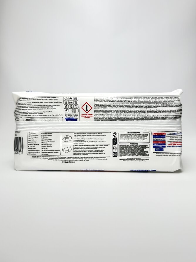 Sleepy Серветки для побутового прибирання Easy Clean Bleach (100 шт.)