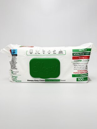 Sleepy Серветки для побутового прибирання Easy Clean Green (100 шт.)