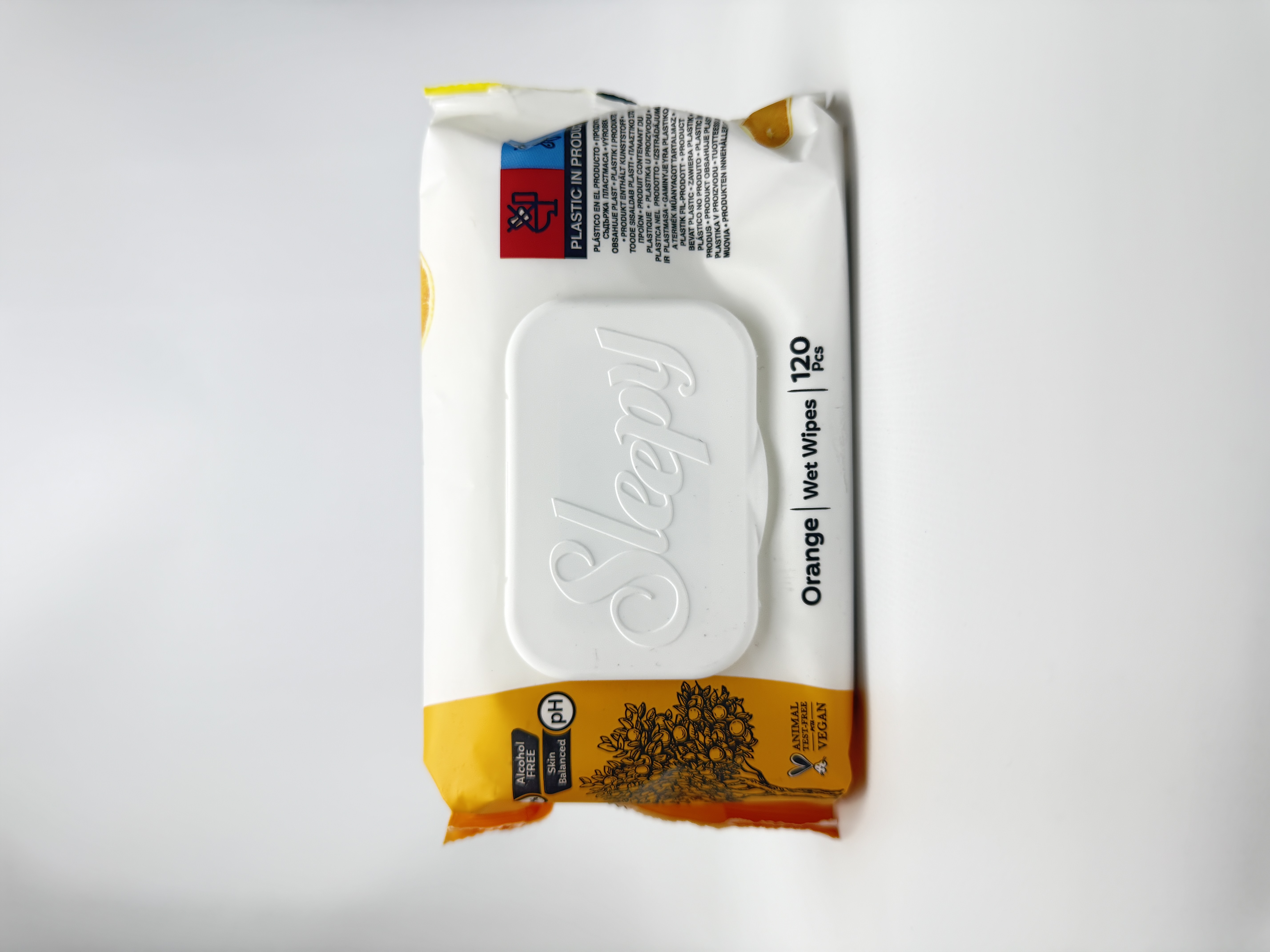 Sleepy Серветки вологі Citrus Garden. 120шт.