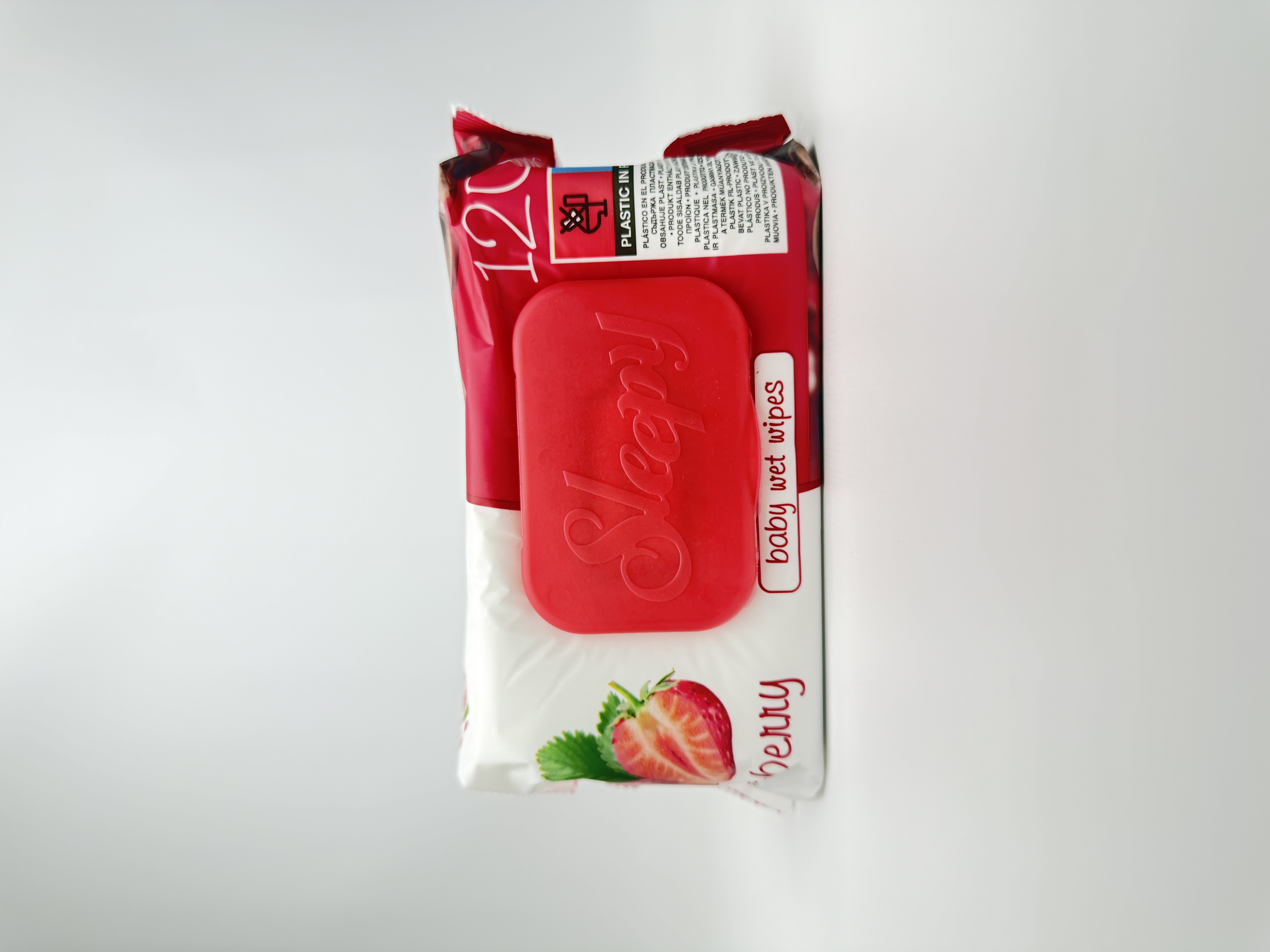 Sleepy Серветки вологі Strawberry. 120шт.