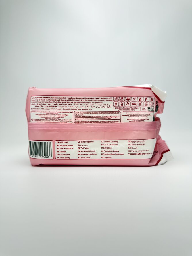 Sleepy Серветки вологі Strawberry. 120шт.