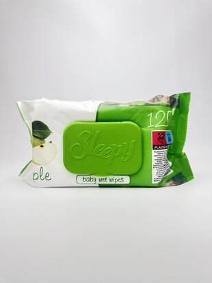 Sleepy Серветки вологі Apple. 120шт.