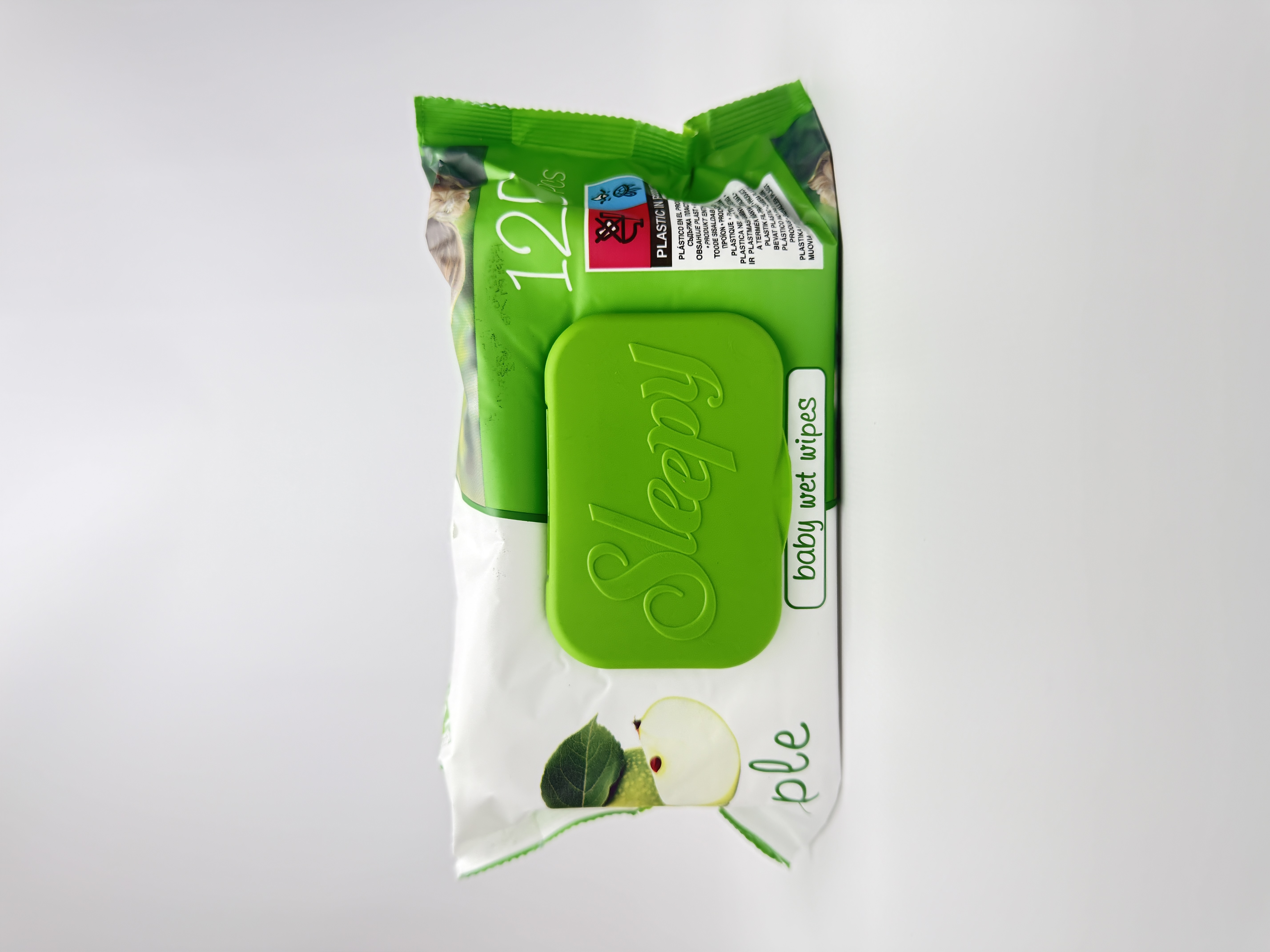 Sleepy Серветки вологі Apple. 120шт.