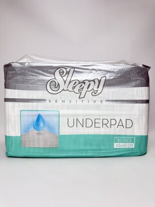 Sleepy Пелюшка для дорослих Sensetive Underpad (60x90см) 30шт.