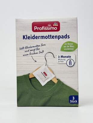 Profissimo Патчі для одягу від молі Kleidermottenpads 3шт.