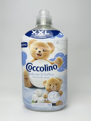 Cocolino - Парфумований ополіскувач 76Wa Delicato Morbidezza ad Ogni Lavaggie 1.75L