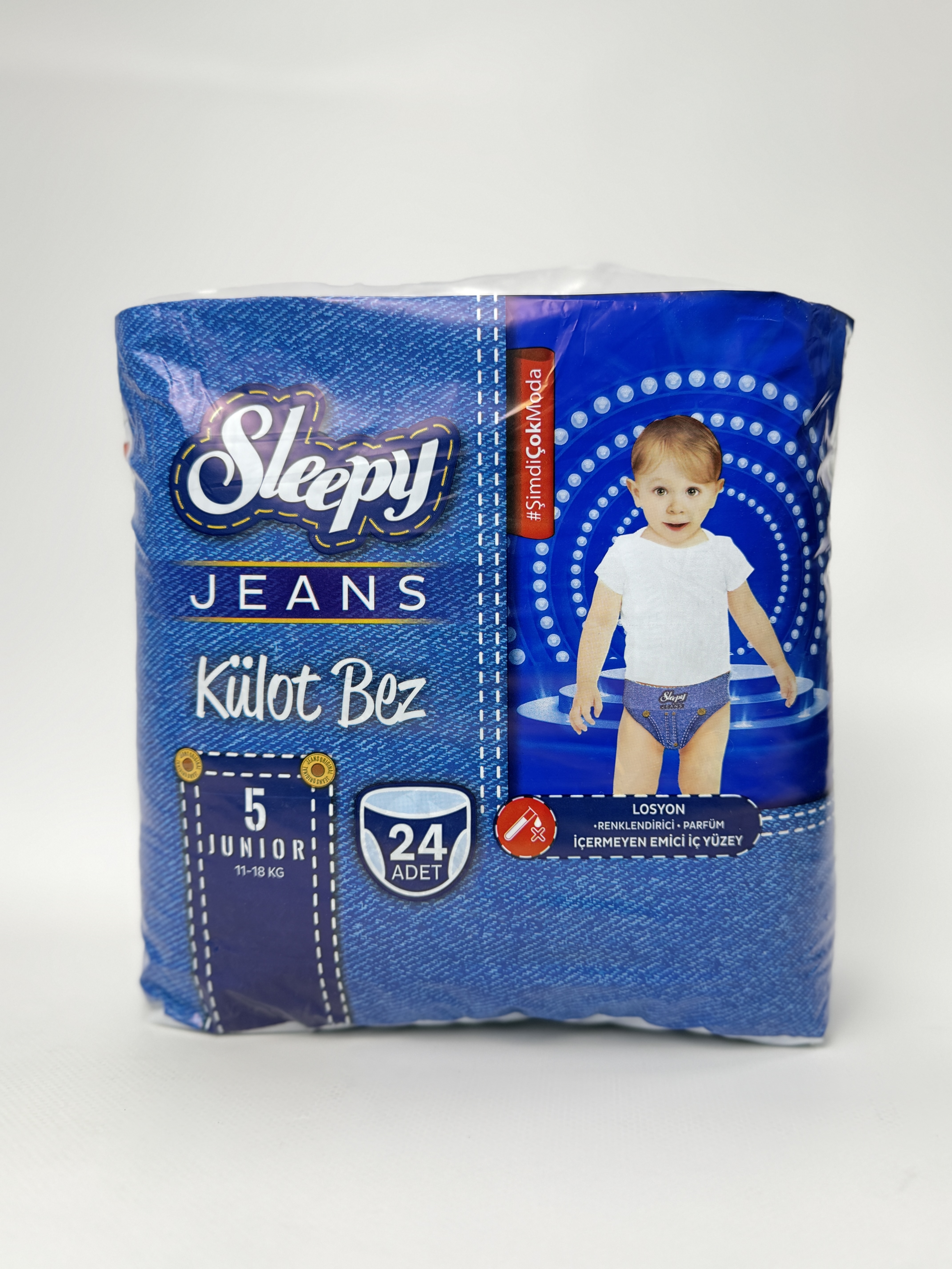 Sleepy Трусики Jeans. Junior-5 (11-18kg). 24шт