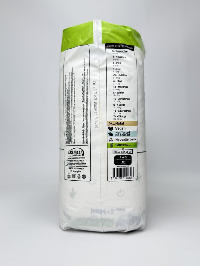 Sleepy Підгузки дитячі Natural Maxi-4 (7-14кг). 30шт