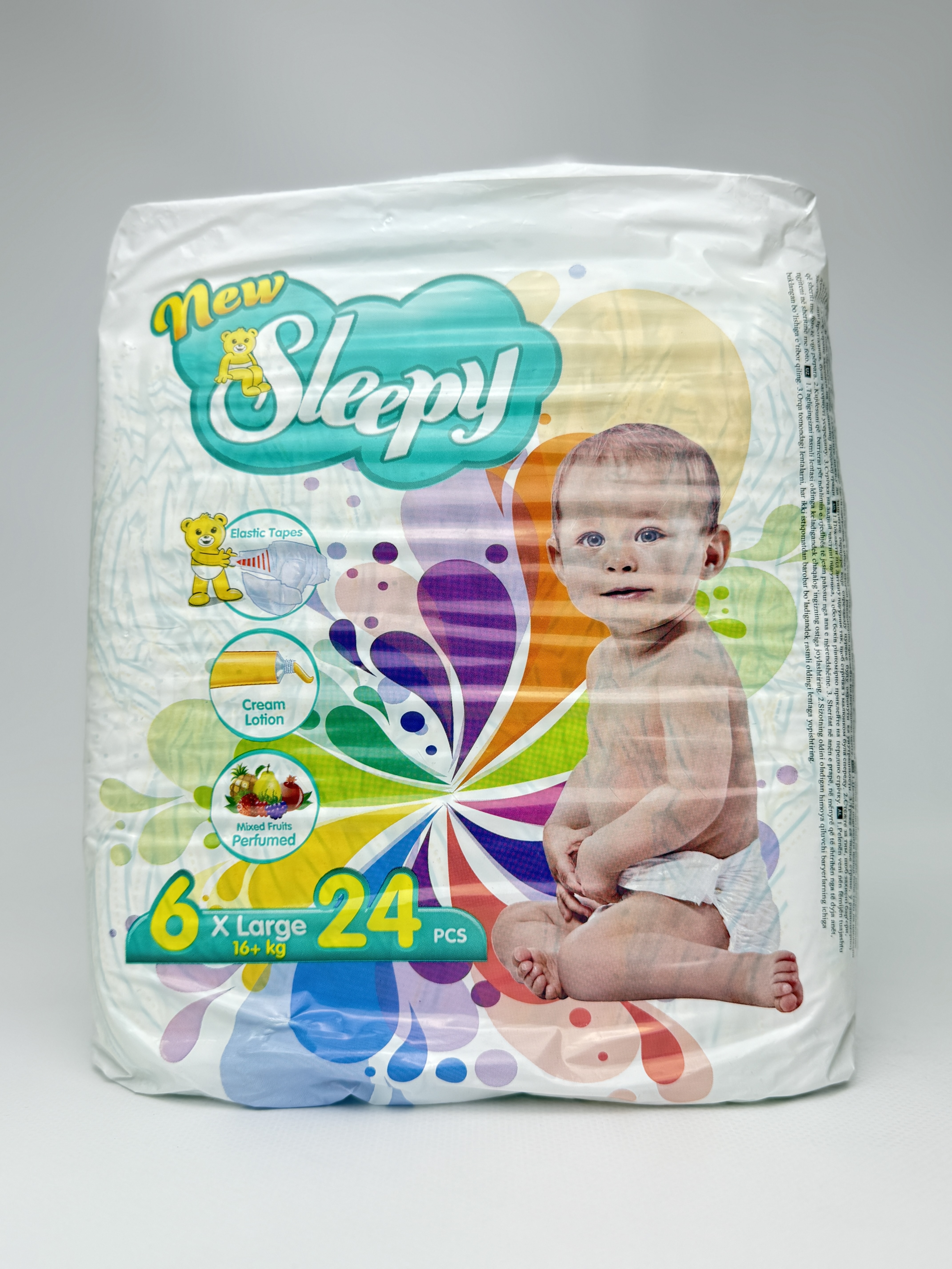 Sleepy Підгузки дитячі NewSleepy XLarge-6 (16+ кг). 24шт.