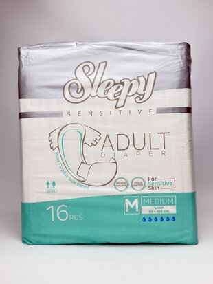 Sleepy Підгузки для дорослих Sensitive Adult M. 16шт.