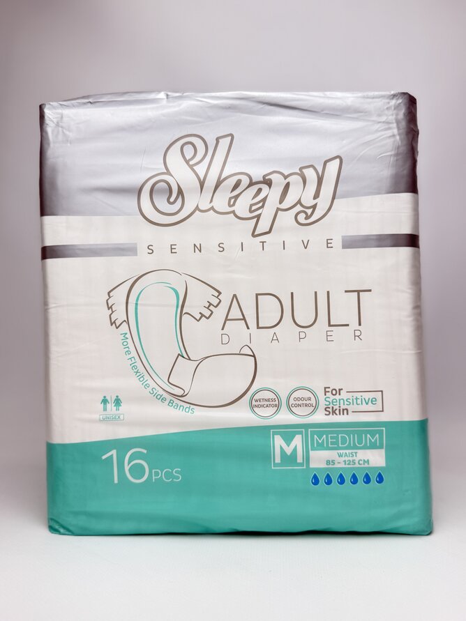 Sleepy Підгузки для дорослих Sensitive Adult M. 16шт.