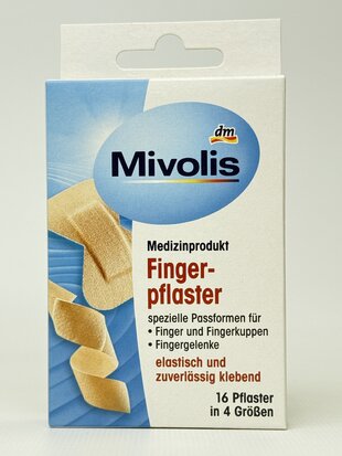Пластир Mivolis Fingerpflaster. 16 St