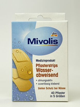 Пластир Mivolis Pflasterstrips Wasserabweisend. 40 St