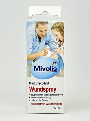 Пластир спрей Mivolis Wundspray. 50 ml