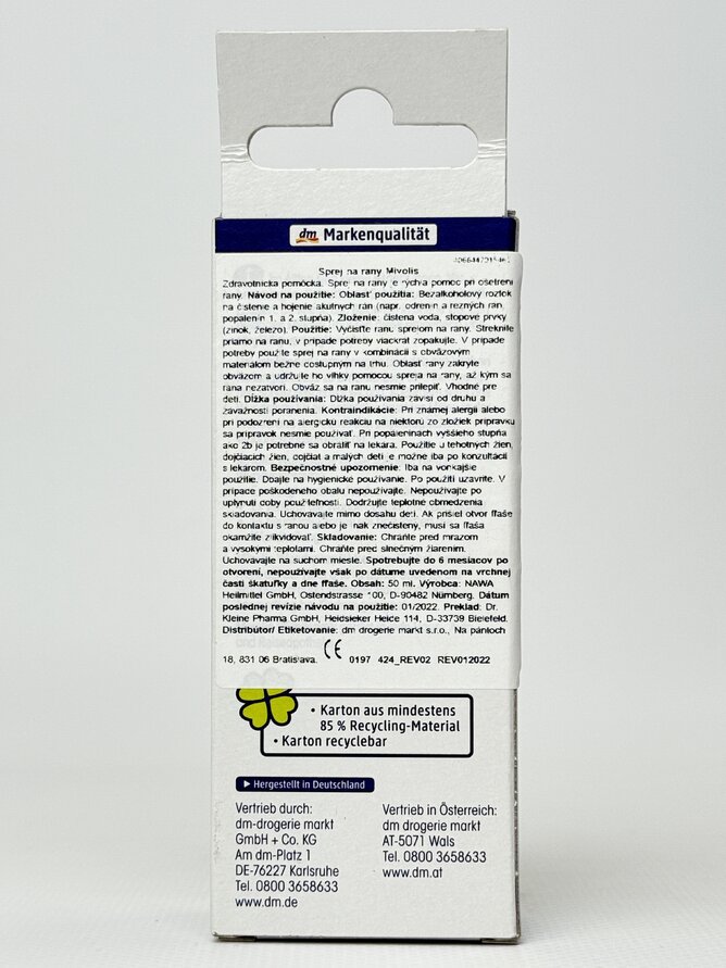 Пластир спрей Mivolis Wundspray. 50 ml