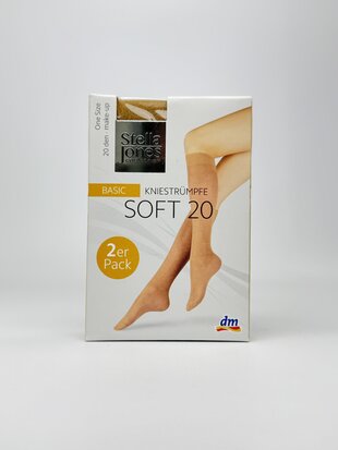 Stella Jones гольфи Soft 20 DEN. беж. 2шт.