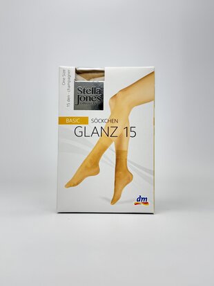 Stella Jones шкарпетки Glanz 15 DEN. беж.