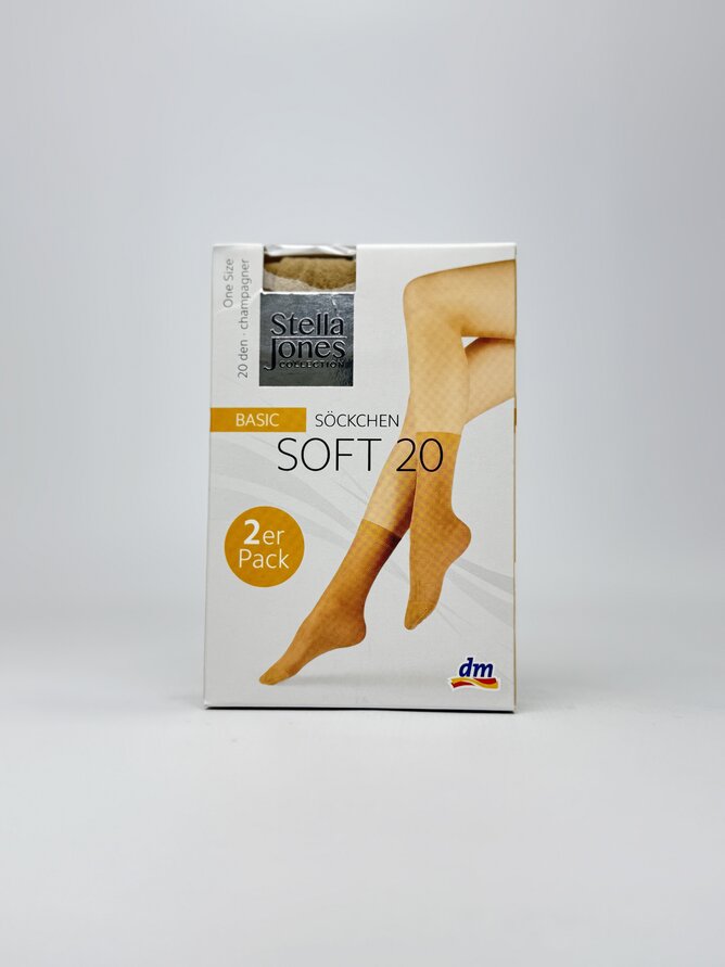 Stella Jones шкарпетки Soft 20 DEN. беж. 2 шт.