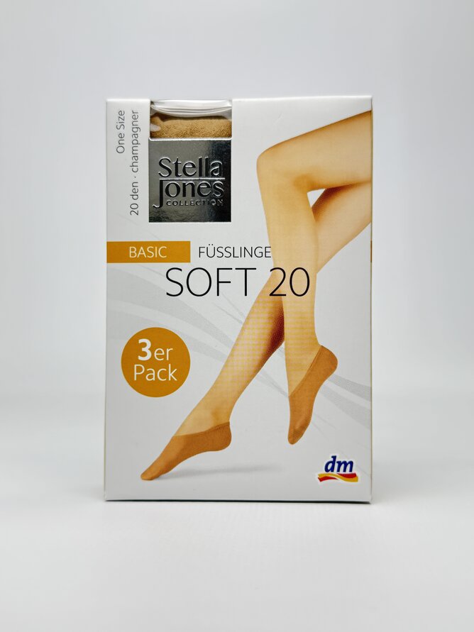 Stella Jones сліди Soft 20 DEN. беж. 3 шт.