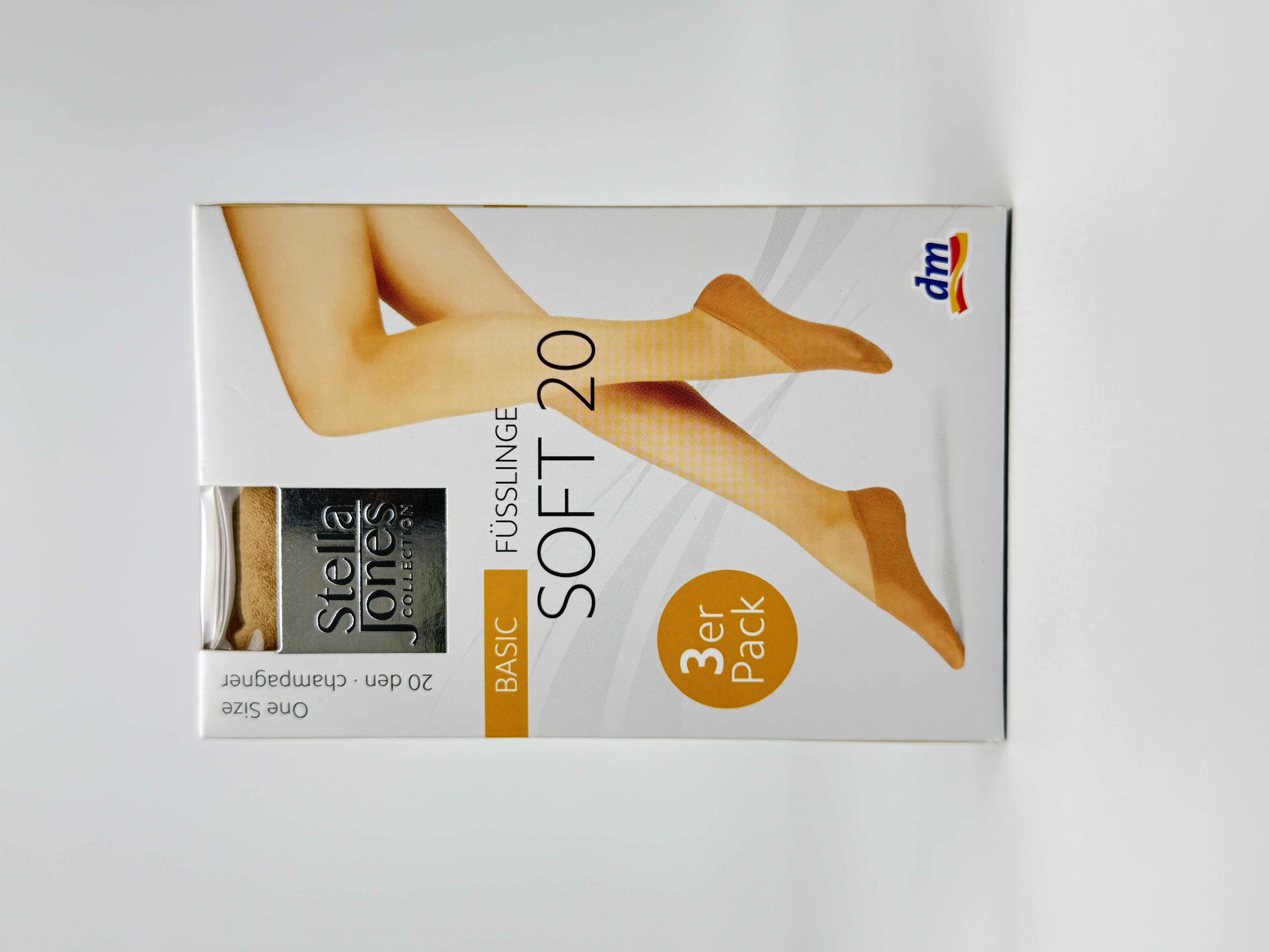 Stella Jones сліди Soft 20 DEN. беж. 3 шт.