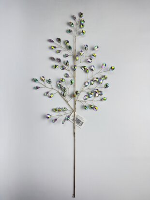 Декор EYC21737-1 Штучна гілка з Кристалами Хамалеон. 56 см