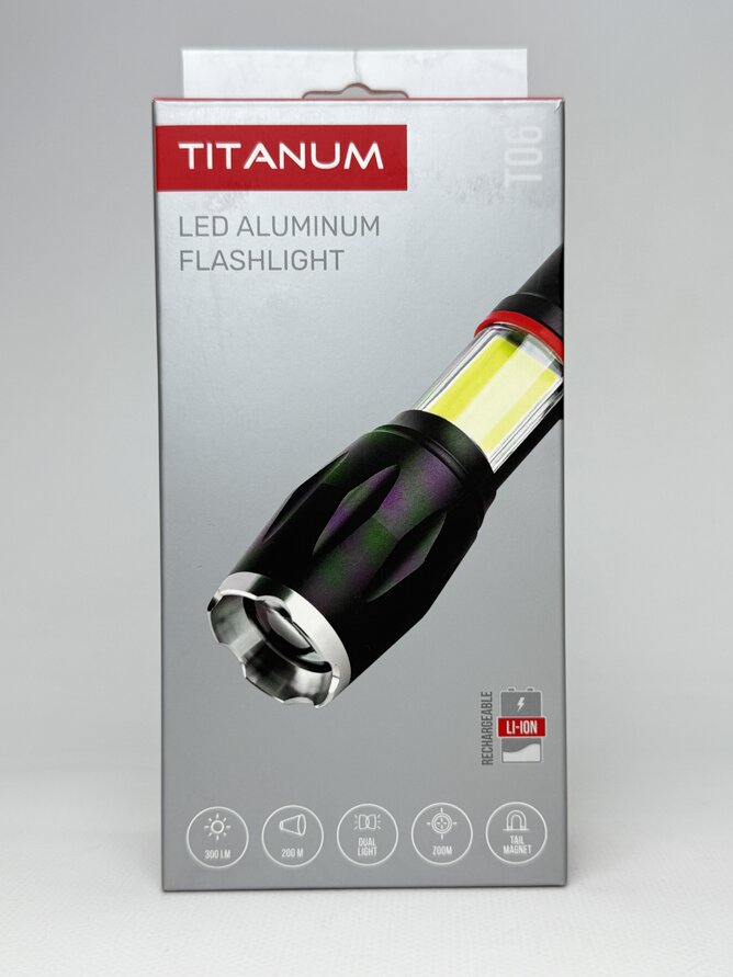 Портативний світодіодний ліхтарик TITANUM TLF-T06 300Lm 6500K
