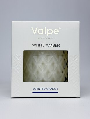 Свічка аром/в склі кришталь White amber