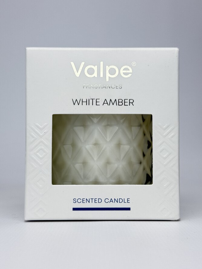 Свічка аром/в склі кришталь White amber