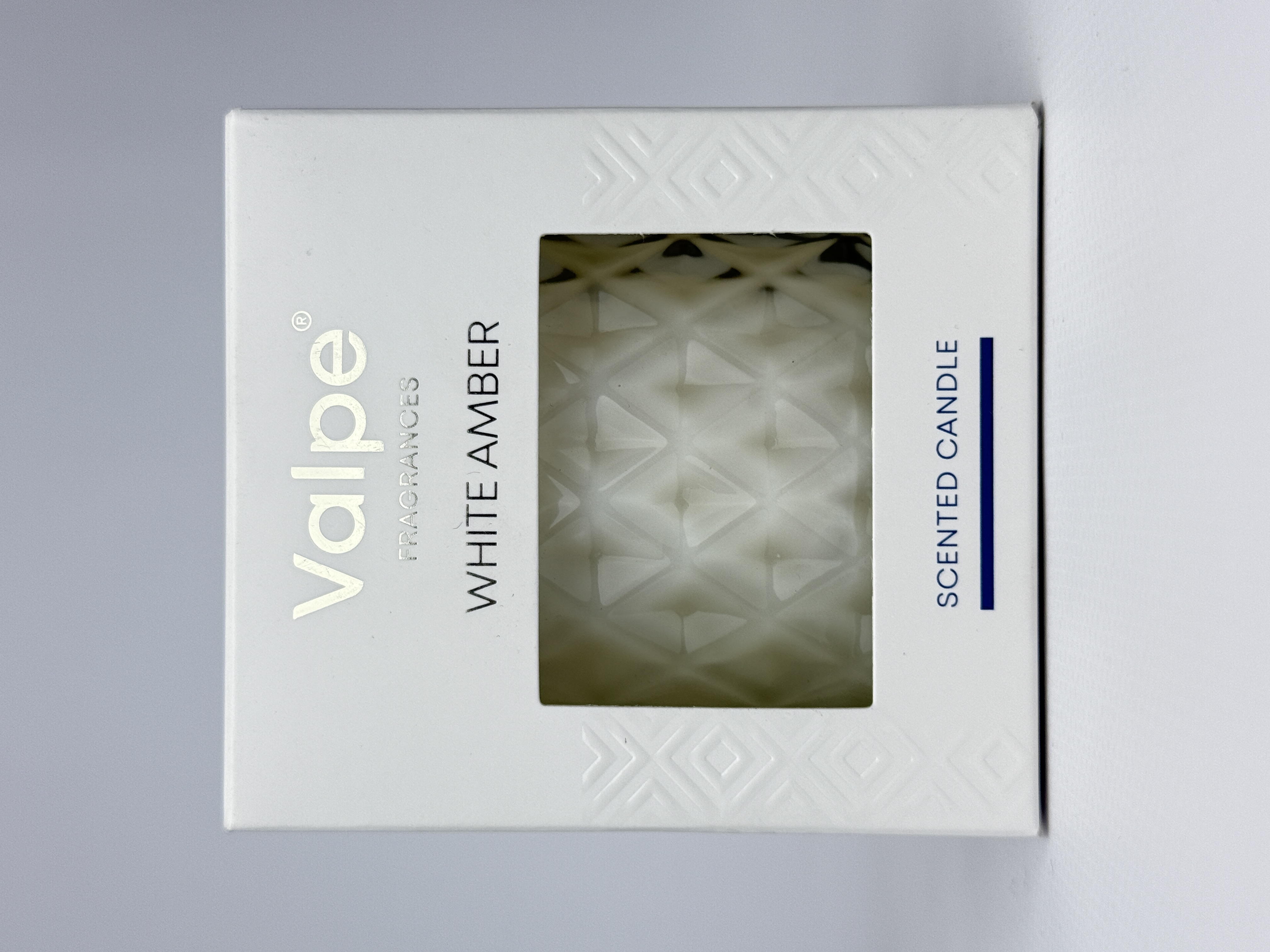 Свічка аром/в склі кришталь White amber