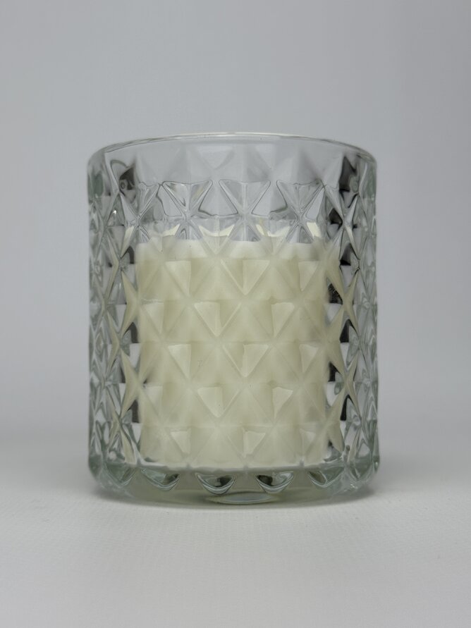 Свічка аром/в склі кришталь White amber