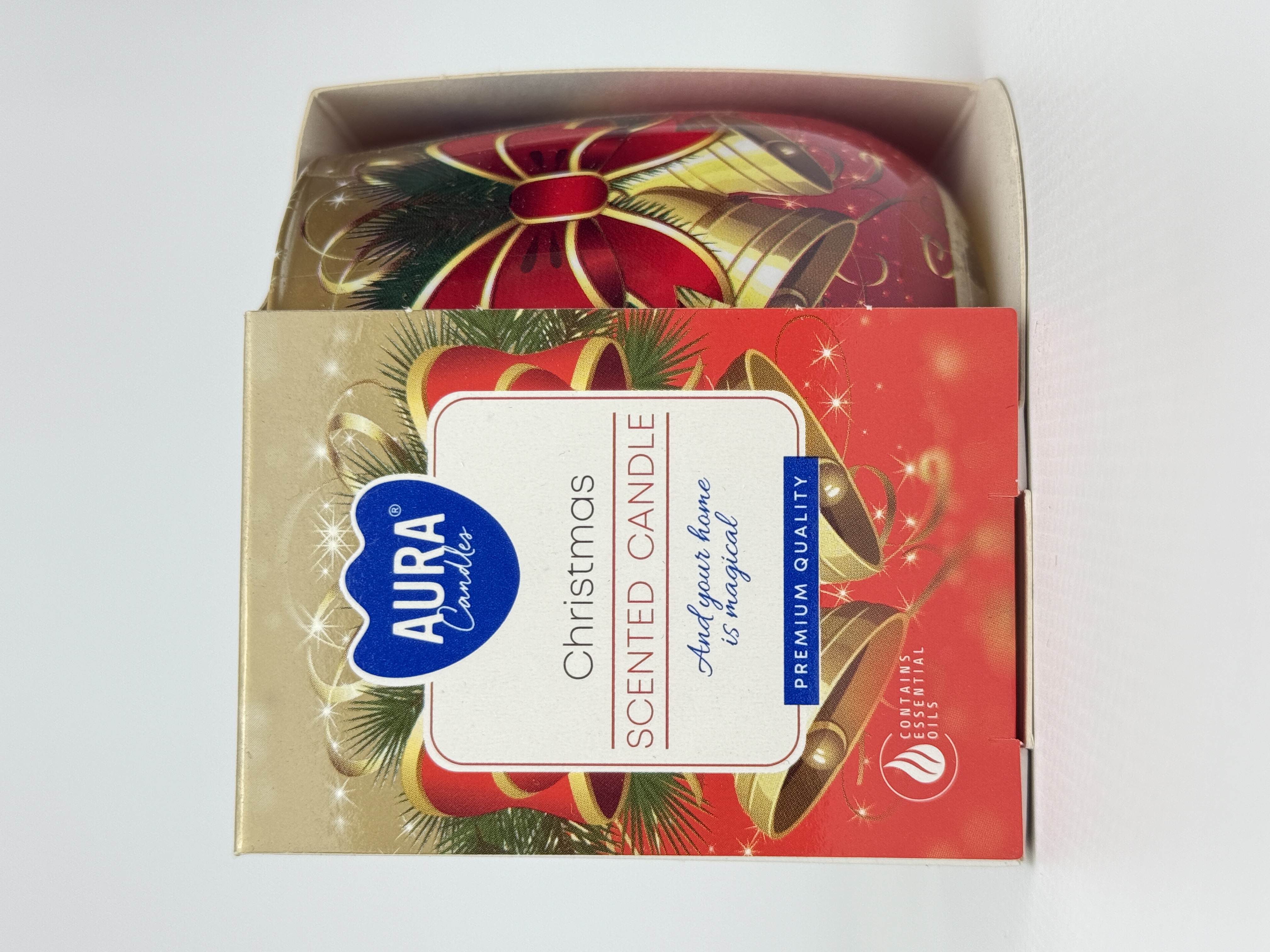 Свічка ароматна скло Christmas100г