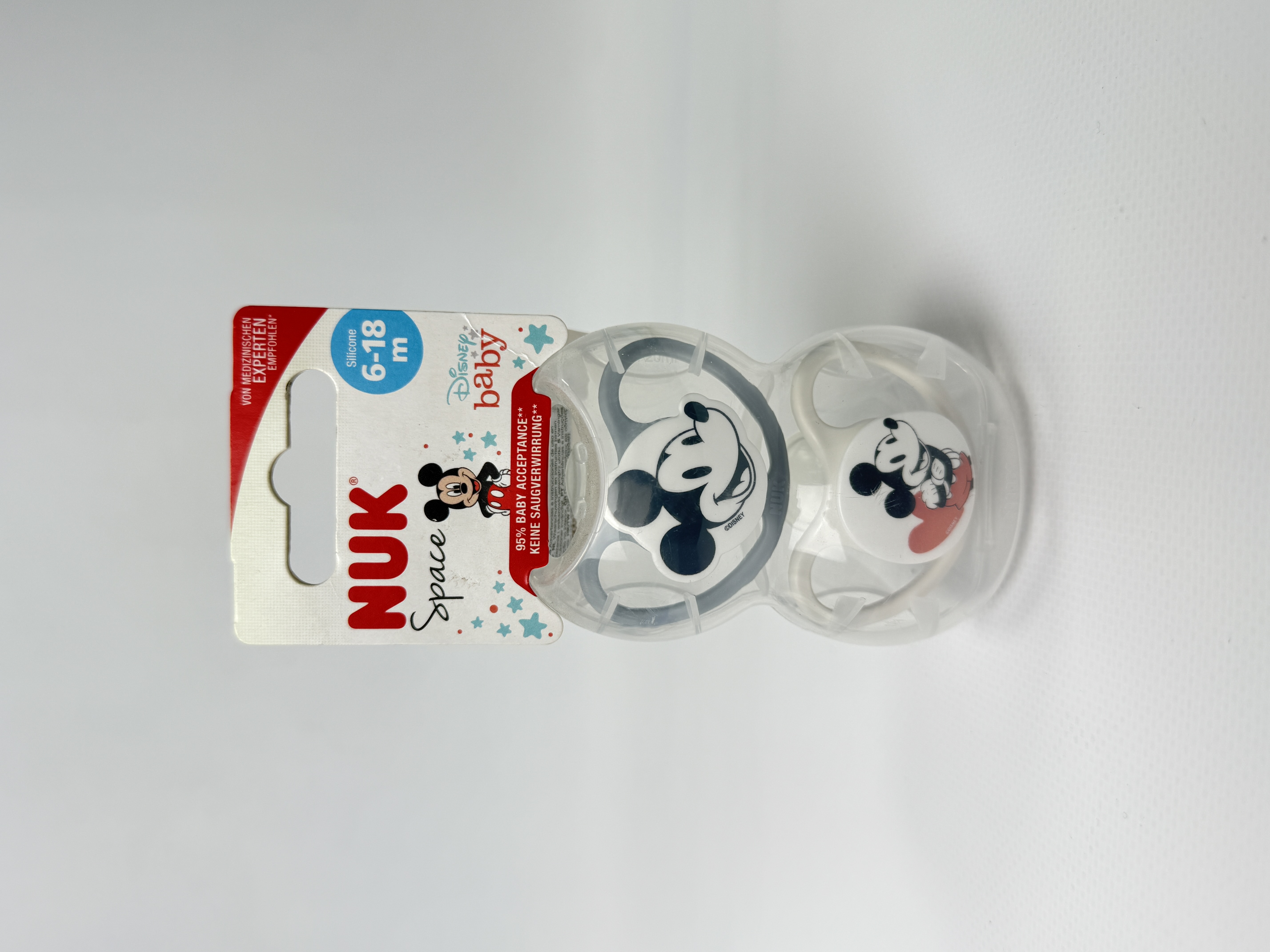 NUK Соска Space Disney силіконова. розмір 2. 6-18 місяців. 2 шт.