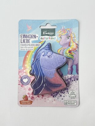 Kneipp Naturkind Дитяча бомбочка для ванн єдиноріг . 1 шт