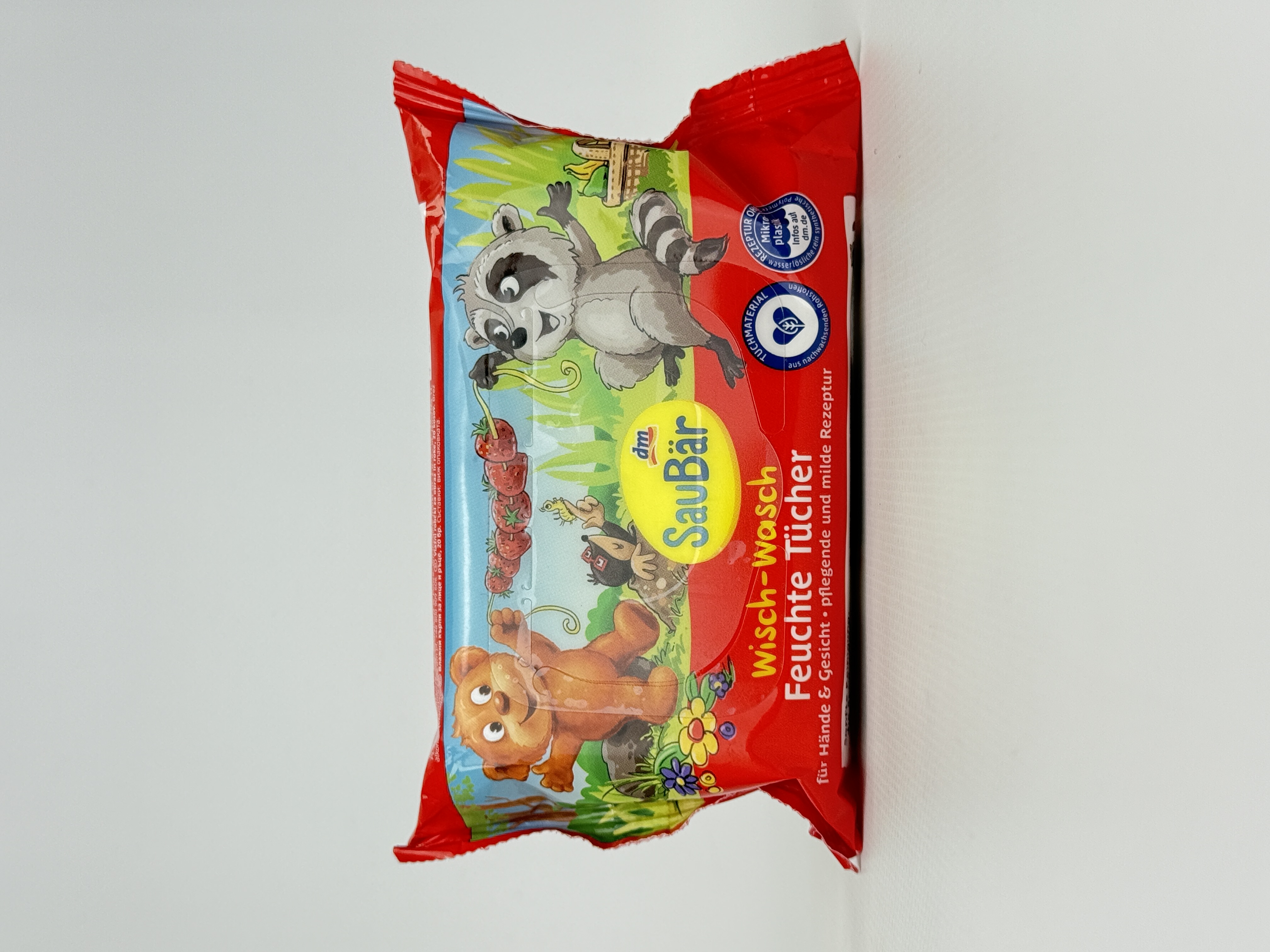 SauBar Вологі серветки для дітей Wisch-Wasch-Tucher 20шт.