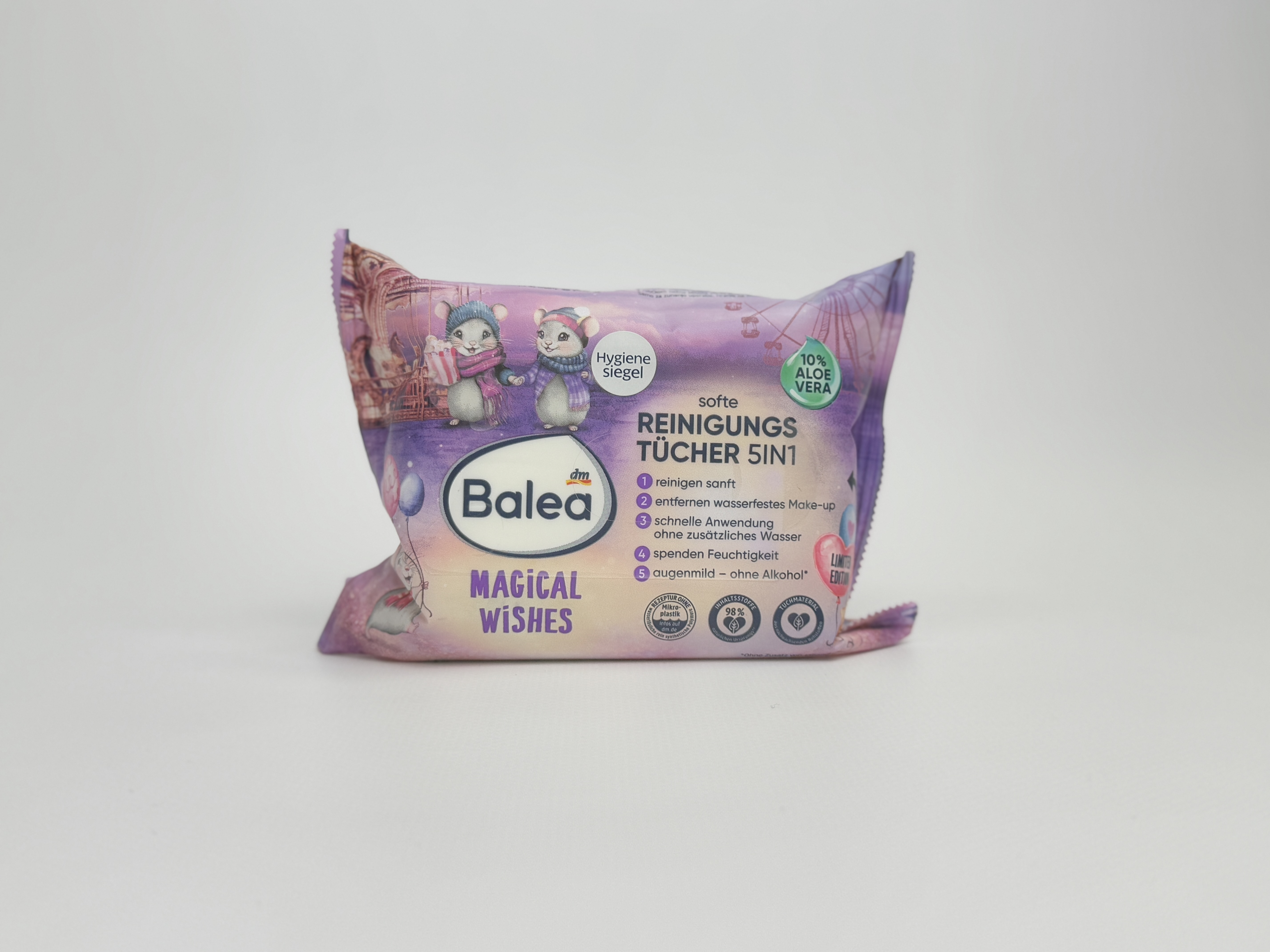 Balea Серветки для зняття макіяжу Magical Wishes 25шт