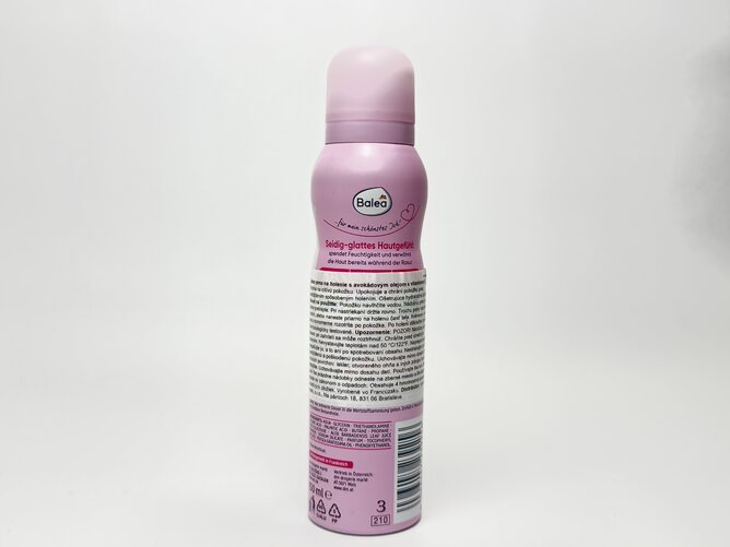 Balea Жіноча піна для гоління Aloe & Avocado 150ml