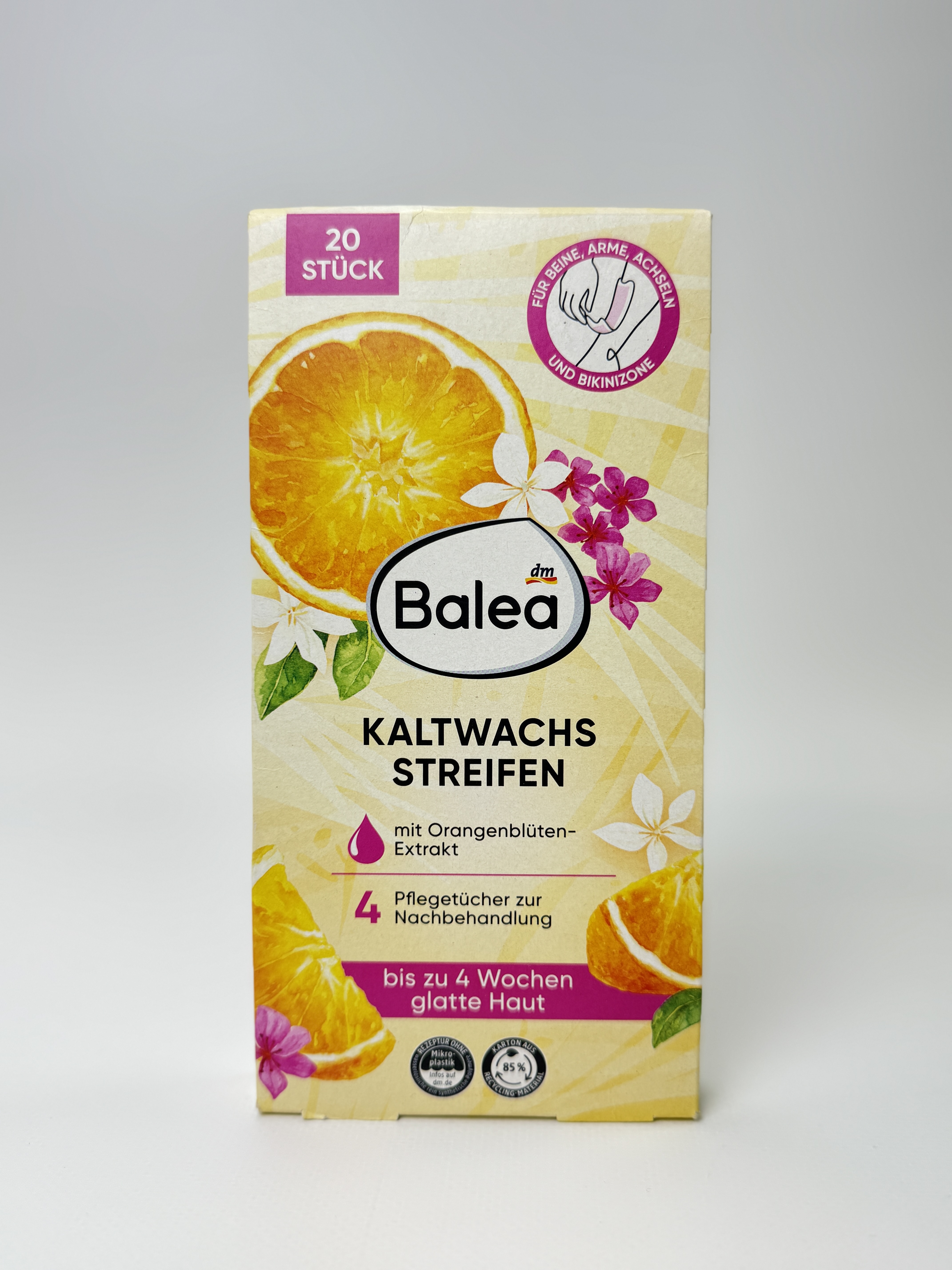 Balea Воскові смужки Kaltwachs streifen Orange 20шт.