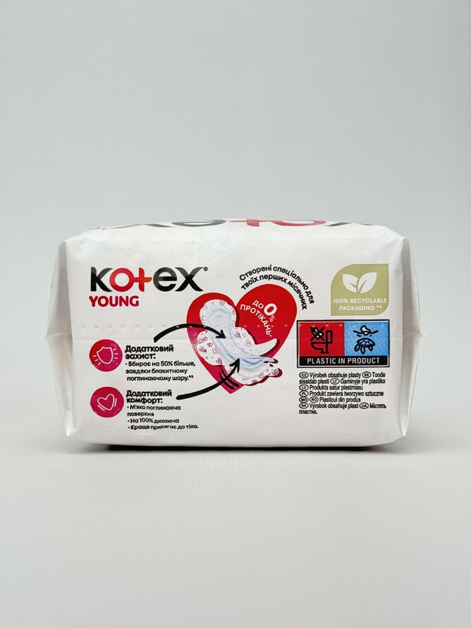 Kotex прокладки Young Day 9шт