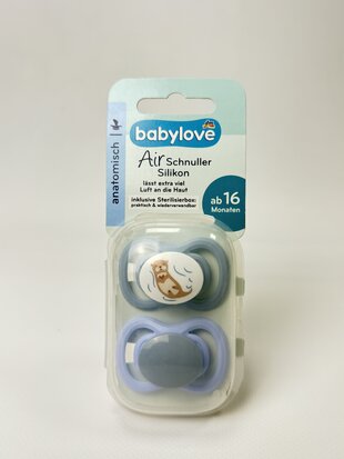 babylove Анатомічна силіконова пустушка Air - розм. 3. 16м+. 2 шт