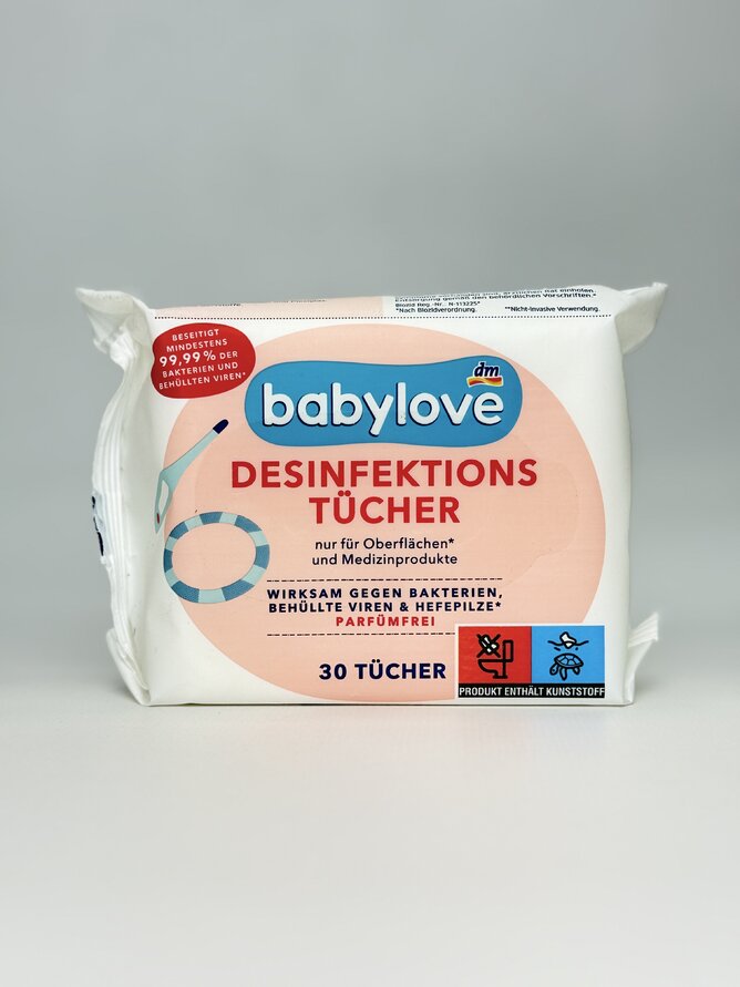 babylove Серветки вологі дезінфікуючі 30 шт