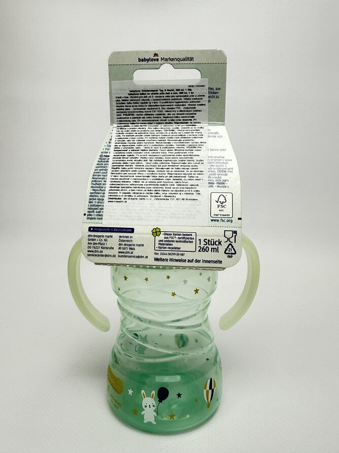 babylove Поїлка з широким горлом 280 мл - з 0+ 1 шт