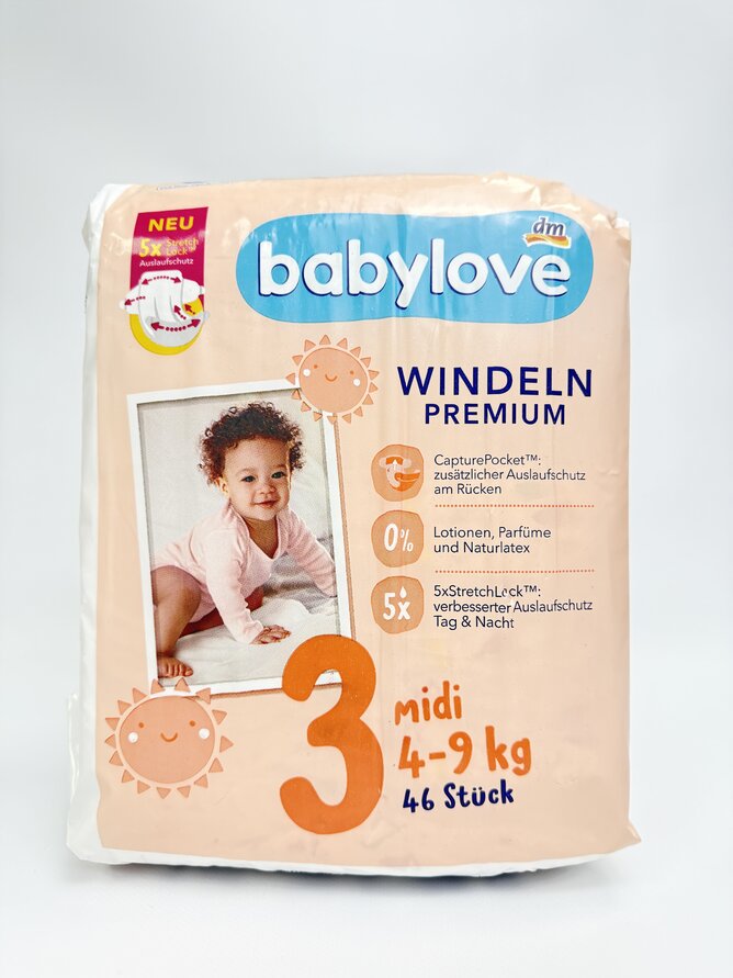babylove Підгузки Windeln Premium 3 . 46 шт