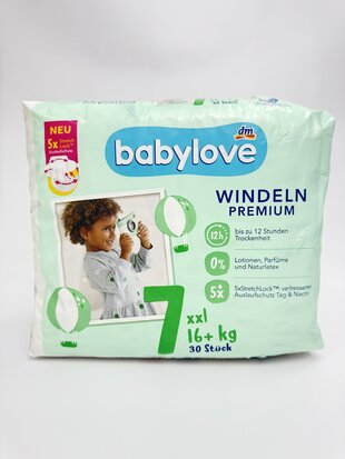 babylove Підгузки 7. 30 шт