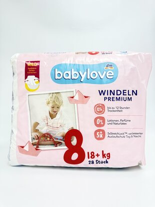 babylove Підгузки 8. 28 шт