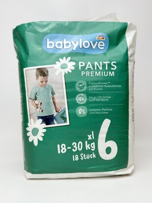 babylove Трусики Premium 6. 18 шт Ромашка