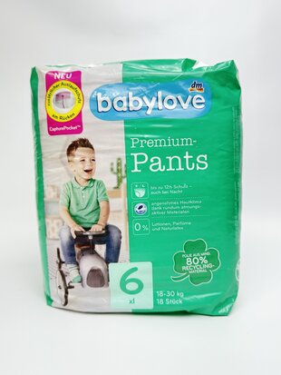 babylove Трусики Premium 6. 18 шт